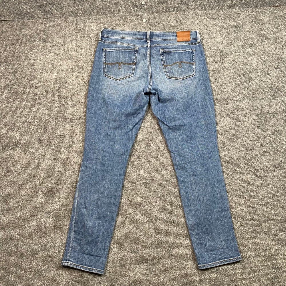 Lucky Brand Lolita Skinny Jeans Women 6/28 Medium Wash Mid Rise Denim Blue